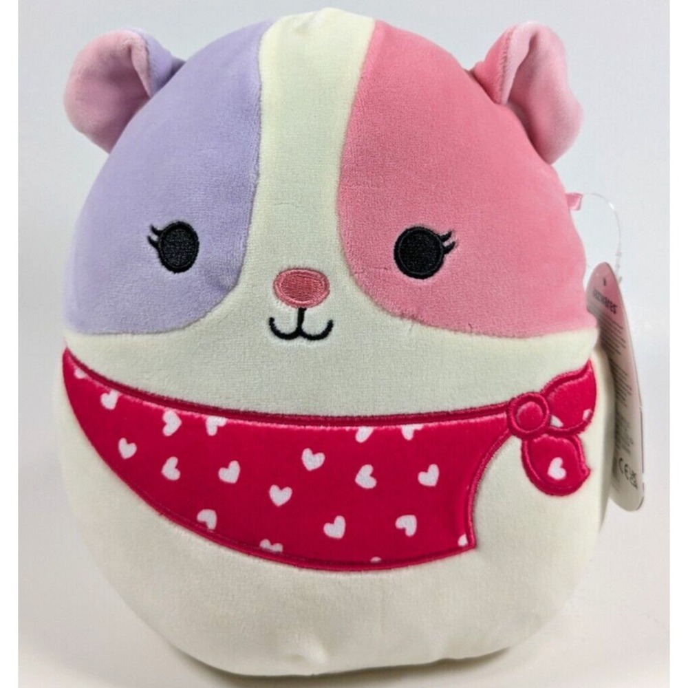 Original Squishmallows Niven The Guinea Pig w/ Scarf 8" Plush Valentine's w/ Tag